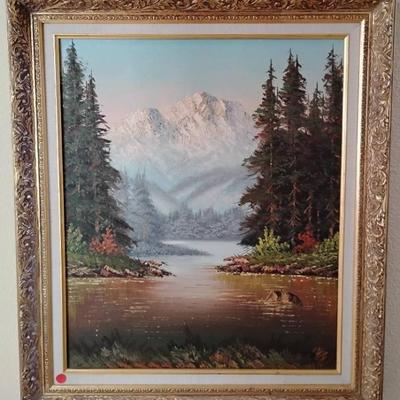Cw115v heyer original oil painting