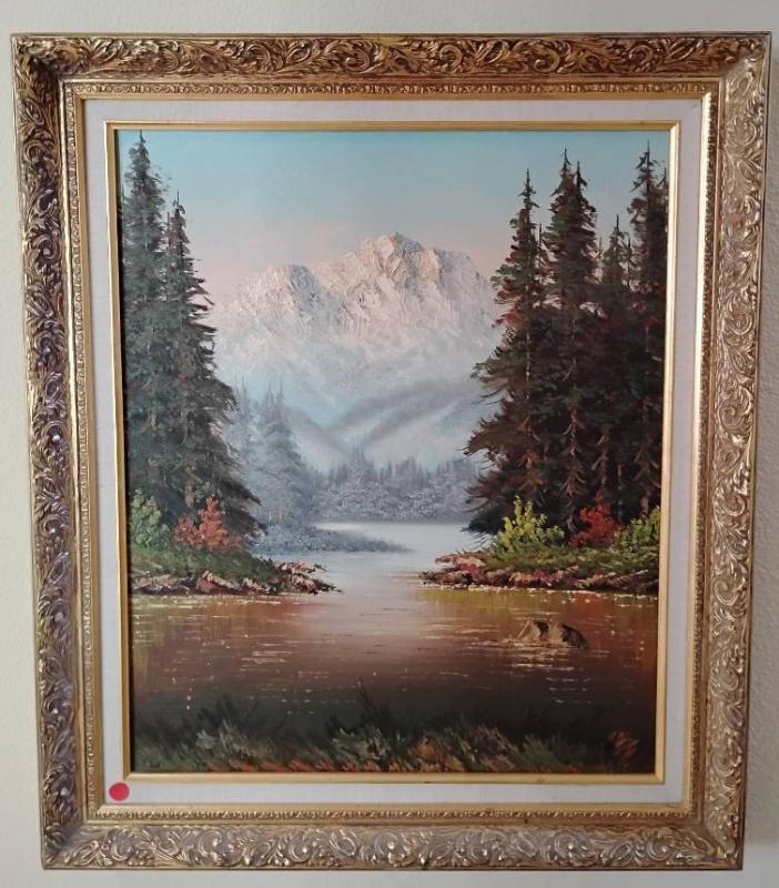 Cw115v heyer original oil painting