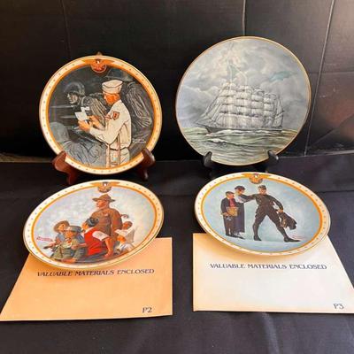 Cw180 norman rockwell plates 2