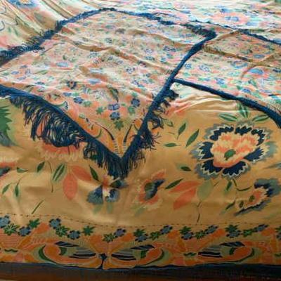 Cw112 vintage bedspread and shams