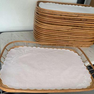 Cw232 bamboo serving trays