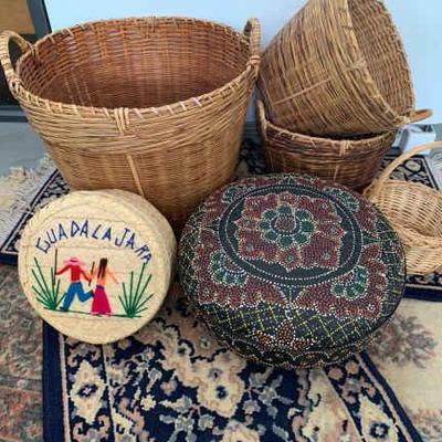 Cw248 rugs and baskets