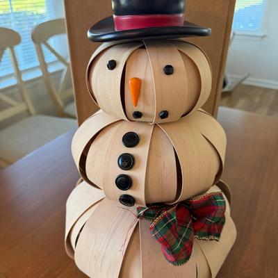 Longaberger Large Snowman Basket