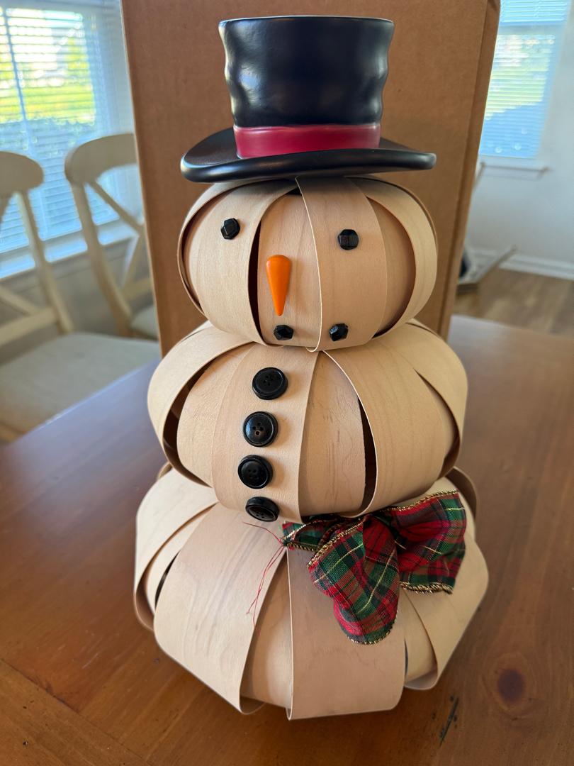Longaberger Large Snowman Basket