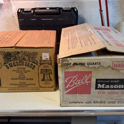 2 Boxes Of Mason Jars