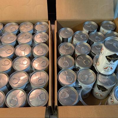 2 Boxes Of Horlacher Beer Cans