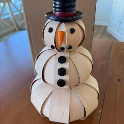 Longaberger Small Snowman Basket