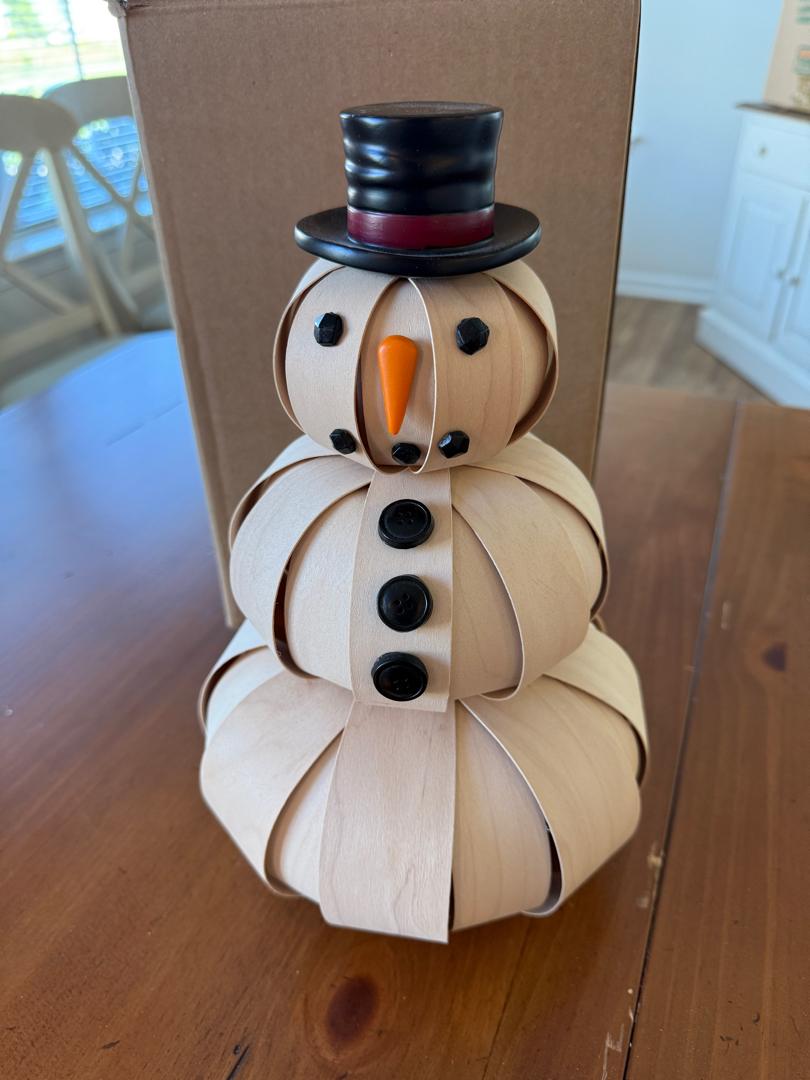 Longaberger Small Snowman Basket