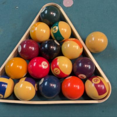 Vintage Pool Ball Set