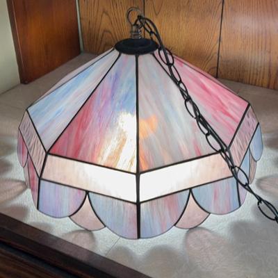 Purple Stained Glass Light