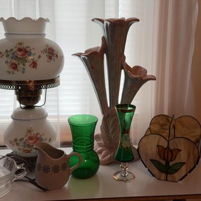 Haeger, Light, Green Glass +