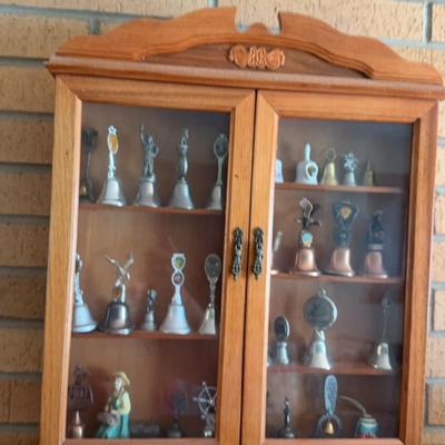 Collector Bells In Wood Case