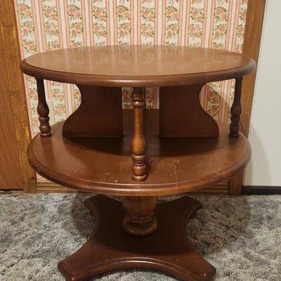 Two Tier End Table