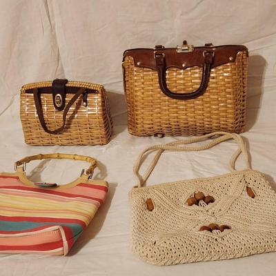 Wicker Purses Plus