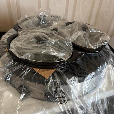 3-Crock Slow Cooker