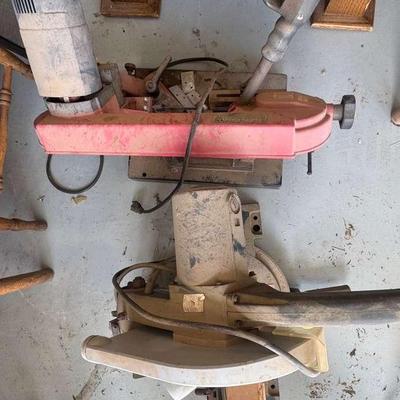 Miter Saw and Metal Cutting Band Saw