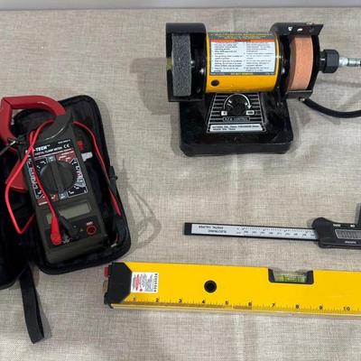 Central Machinery 3-inch Bench Grinder with a Flex Shaft And More