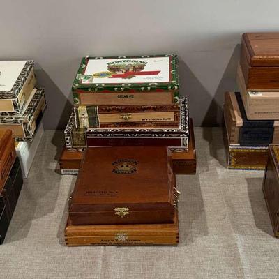 Collection of Cigar Boxes
