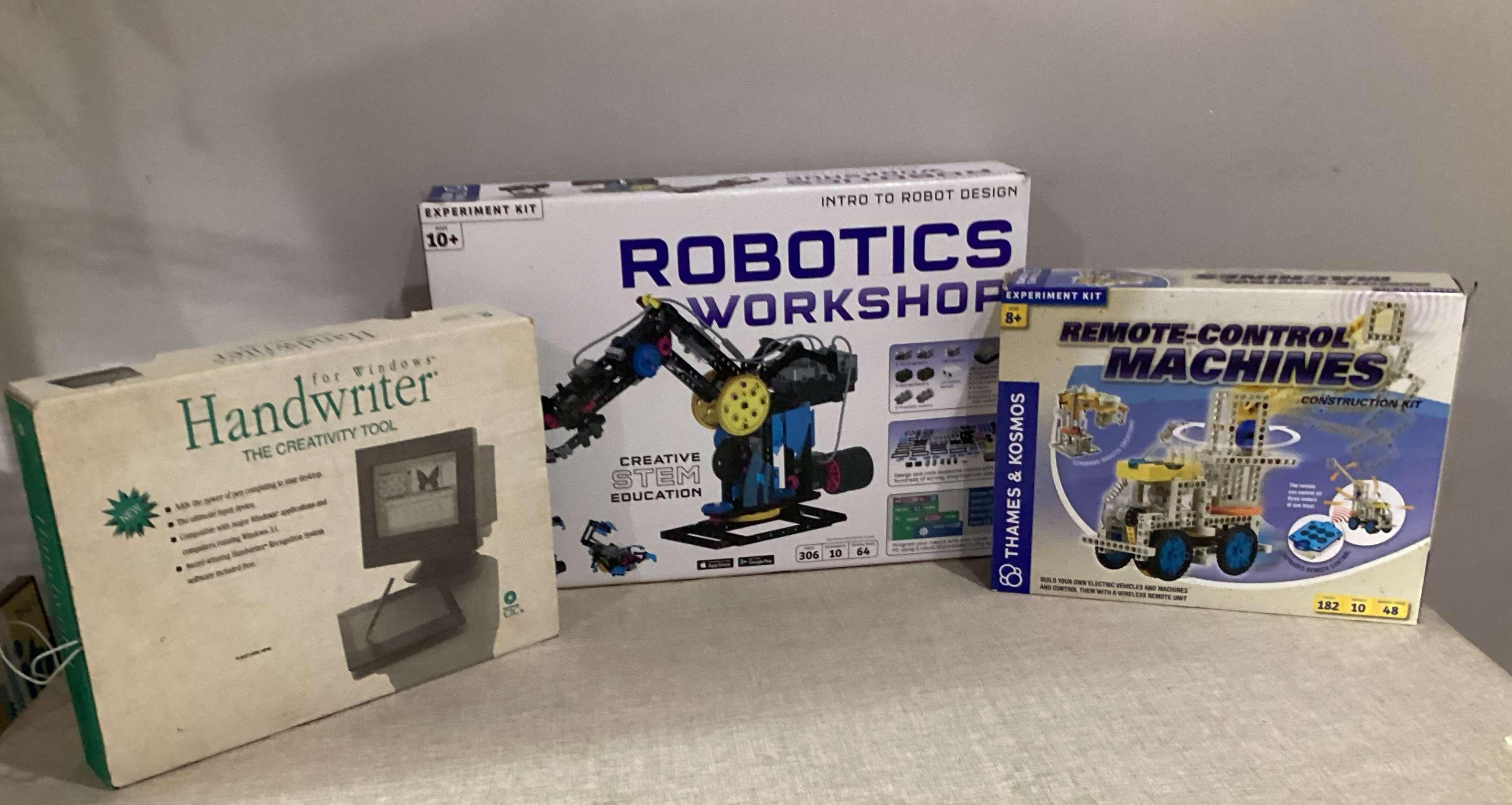 Handwriter Creativity Kit, Robotic Workshop Kit and Remote Control Machine Kit