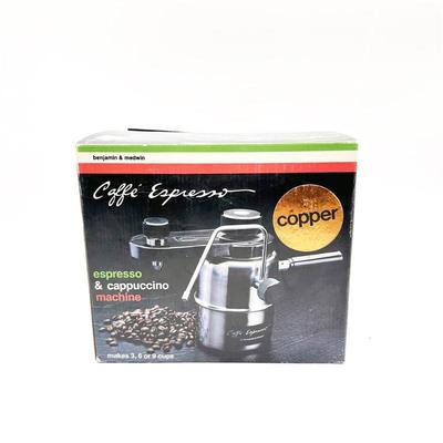 New-In-Box Benjamin & Medwin Caffe Espresso Machine