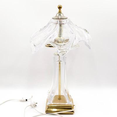 1970's Cofrac Art Verrier Hand-Blown Table Lamp