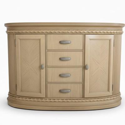 Bernhardt Pulaski Blonde Oak Buffet / Sideboard