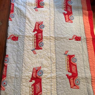 Fire Truck Blanket