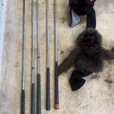 Wood Golf Clubs And Covers