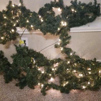 Three 6 Foot Christmas Garlands
