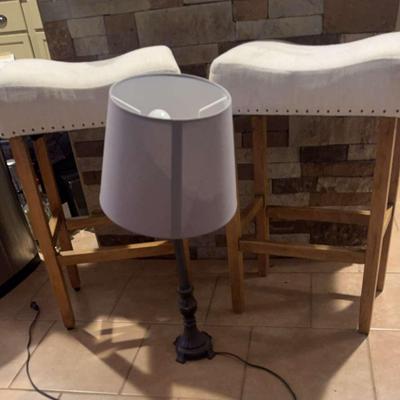 Stools And A Lamp