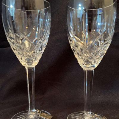 2 Waterford Crystal Argalin Wine Glasses  2