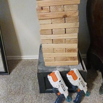 Jenna Tower with Zura X-Shot Foam Dart Blaster and Crate 