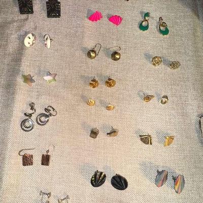 Earrings And Vintage Clip On Collection