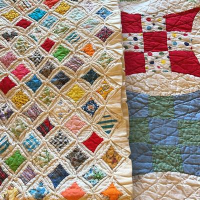 Handcrafted Quilts Various Sizes (Lot Two)