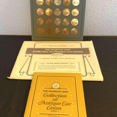 The Franklin Mint Antique Car Coin Collection