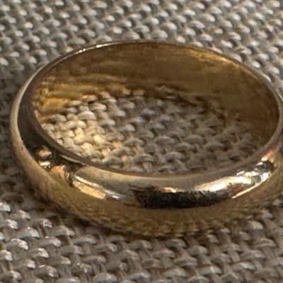 14k Gold Band, Ring (Size 7)