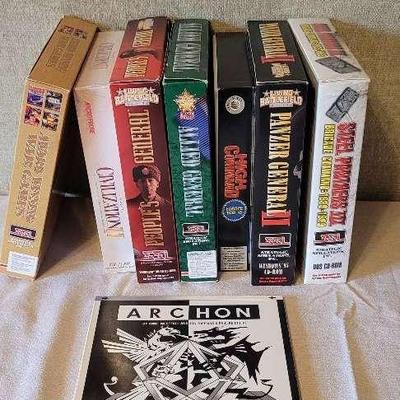 IBM CD ROM Games - Unopened Civilization II, Archon, Allied General, High Command, And Others 
