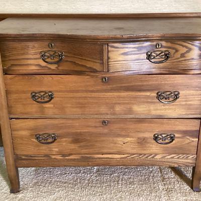 Vintage Wooden Chest Of Drawers
