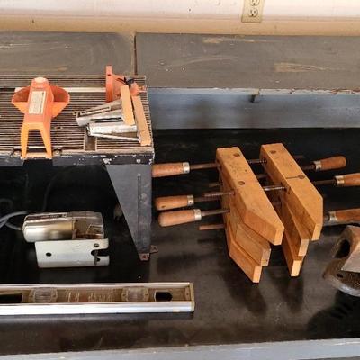 Miscellaneous Tools - Rockwell Router, Bench Vise, Clamps, Etc