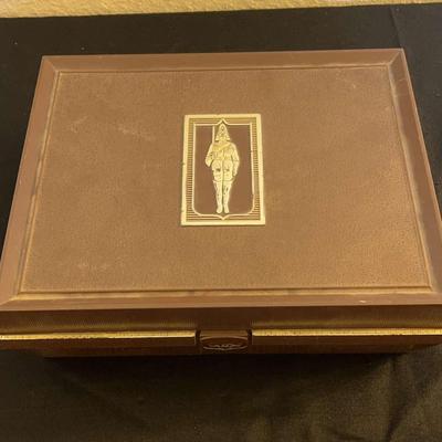 Vintage House Of Windsor Palmas Cigar Box, With Vintage Top Value Stamps And More