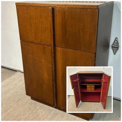 Art Deco Bar Cabinet - Ventnor Boat Works, 30x18x42”