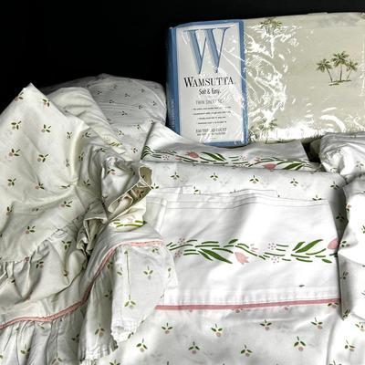 Vintage Bedding Sets - Wamsutta New Old Stock, Laura Ashley