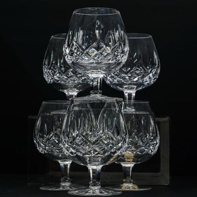 Waterford Crystal Lismore Brandy Balloon Snifter Glasses, 6" – Set of 6