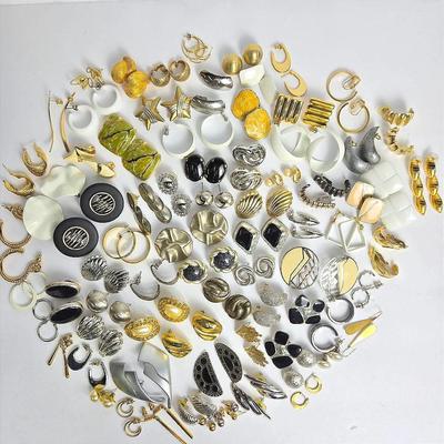Costume Jewelry Earrings - Over 60 Pairs