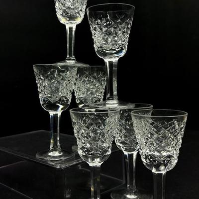 Waterford Crystal Alana Liqueur / Cordial Glasses - 3.5", Set of 7