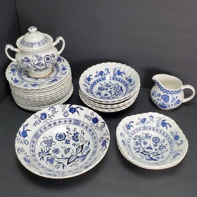 J & G Meakin & Johnson Brothers “Blue Nordic” China