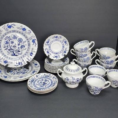 J & G Meakin & Johnson Brothers “Blue Nordic” China, Plus “Blue Onion”