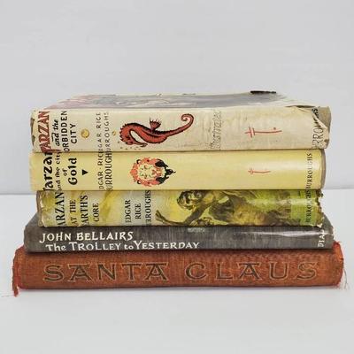 Edward Gorey Illustrated 1st Edition Book: John Bellairs “The Trolley To Yesterday”, Plus More Books