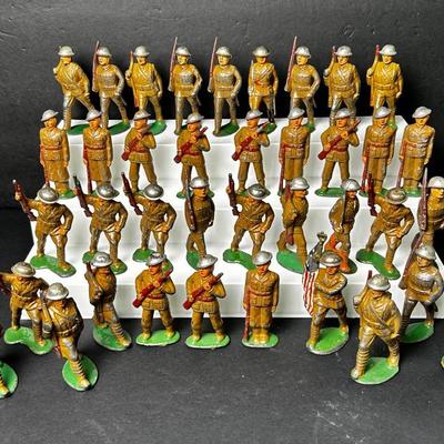 Antique Barclay & Manoil Lead Toy Soldiers 