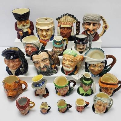 Vintage Toby Jug Collection: Royal Doulton, Occuoied Japan, Royal Winton & More